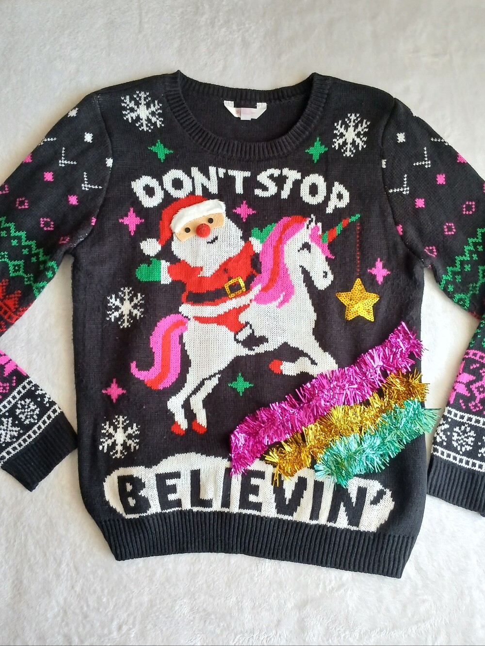 Whimsical Holiday Sweater Size XL